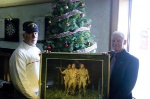 Wisconsin Speakers, indeed, National Speakers, have presented to Wisconsin Business Owners. Here Kerry Denson, Brigadier General, US Army, Ret., receiving a an honor from a Wisconsin Veterans Group after his 2008 presentation.