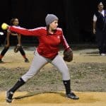 photo of softball pitcher winding up for a fastball for FastPitch Wisconsin Networking - aka "Business Speed Dating" - image by Steven Pisano at Flickr, Speed Networking 2020