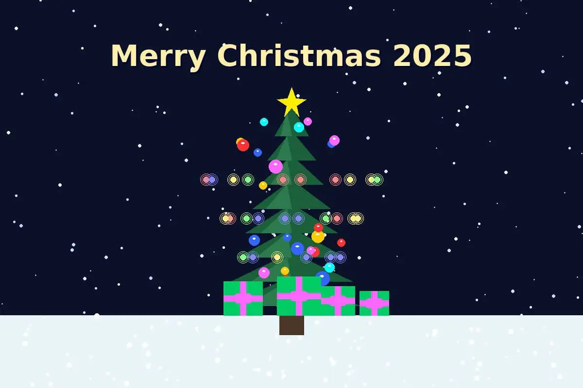 AI generated image of a Christmas tree to illustrate blog post: Merry Christmas 2025: Celebrating Joy, Connection, and Timeless Traditions